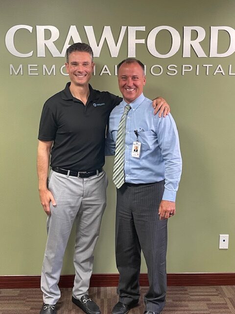 Dr. Pazona with Doug Florkowski CEO